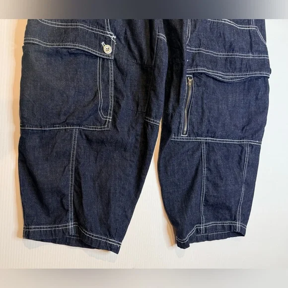 BDG Urban Outfitters Rih Extreme Baggy Cargo Jeans Y2K Retro Sz 10 - Picture 4 of 10